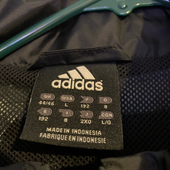 Adidas Warm Up / Zip Up Light Windbreaker Jacket L - Picture 2 of 7